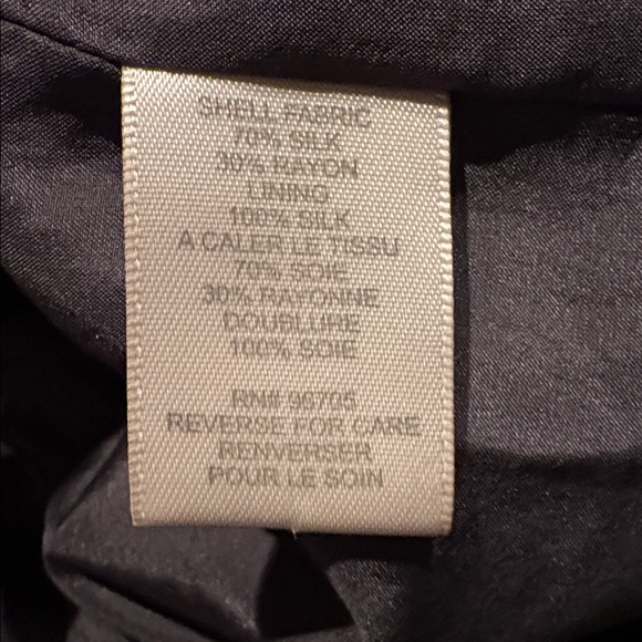 REBECCA TAYLOR Silk One-Shoulder Ruffle Waterfall Dress in Grey Size M/8 -- WOW! - Picture 6 of 7